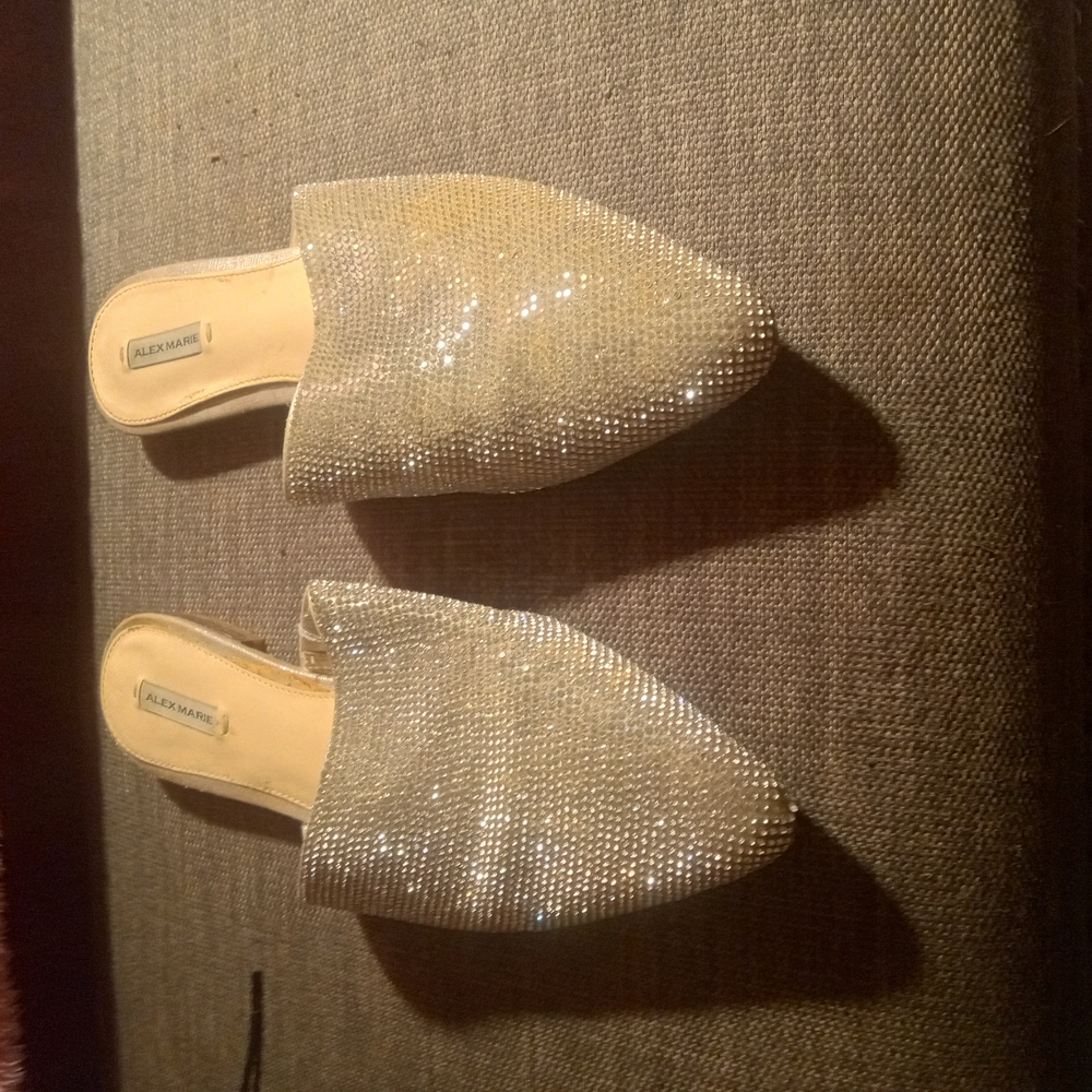Alex Marie Gold Slip-On Women's Shoes